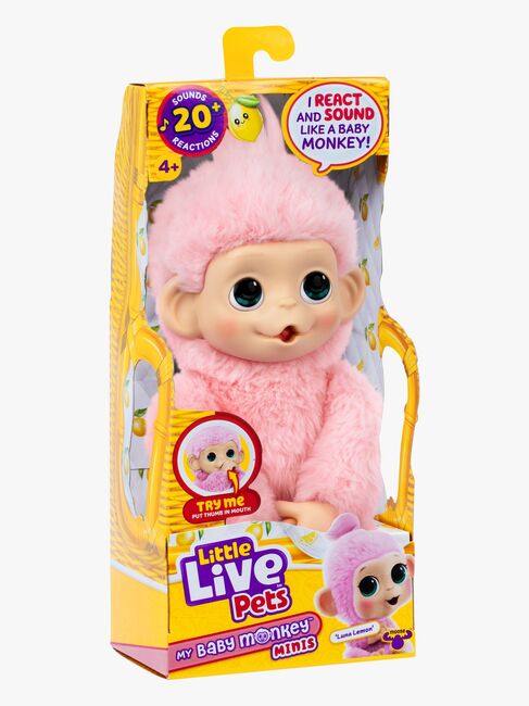 Little Live Pets  Interaktiv Bamse Mini Monkey Lemonz