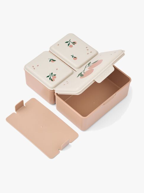 LIEWOOD Driss  Mønstret Madkasse, Peach me/Sea shell