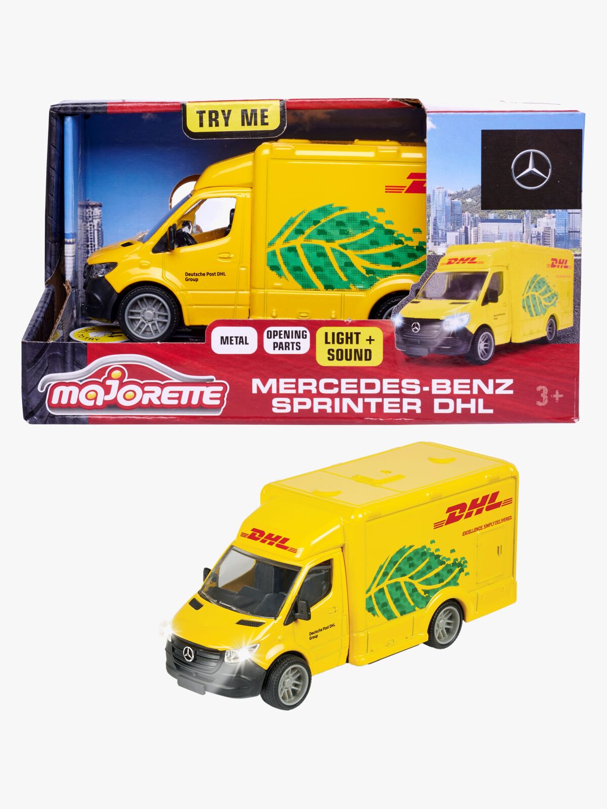 Majorette Grand Series Bil Mercedes-Benz Sprinter DHL