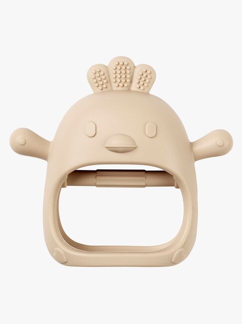 Nattou Soft Silicone Handske Bidelegetøj, Clay