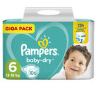 Pampers Baby Dry S6 13-18 kg 106-pak