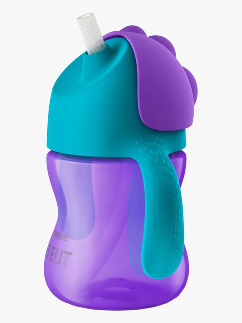 Philips Avent Sugerørskop m. Håndtag 200ml, Lilla/Turkis