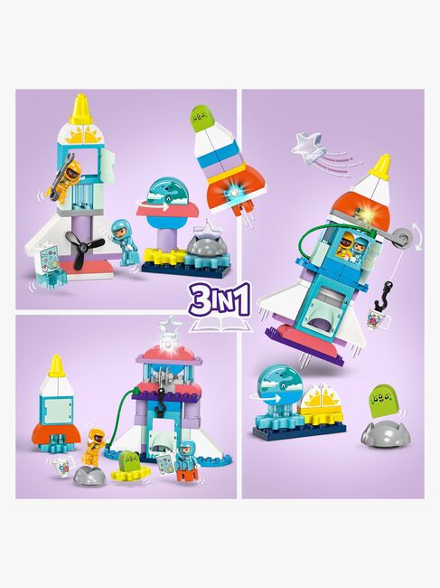 LEGO DUPLO Town 10422 3-i-1-eventyr med rumfærge