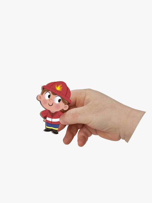 Janod Magneti'Stories Magnetsæt Brandmander 30 Stk.