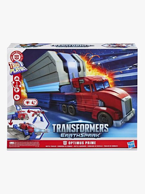 Transformers EarthSpark Optimus Prime-figur med Anhænger