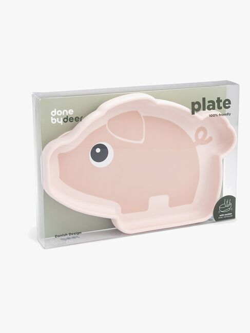 Done By Deer Stick & Stay Silikonetallerken, Pigee Powder