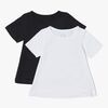 Luca & Lola Malena Top 2-pak, White/Anthracite
