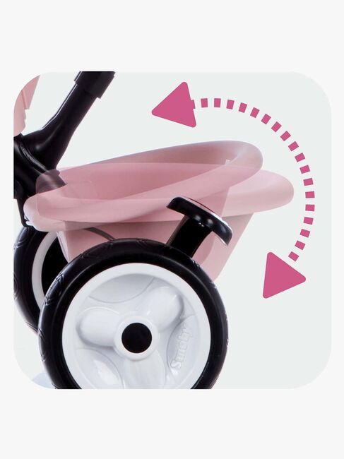 Smoby Trehjulet Cykel Baby Driver Plus, Pink