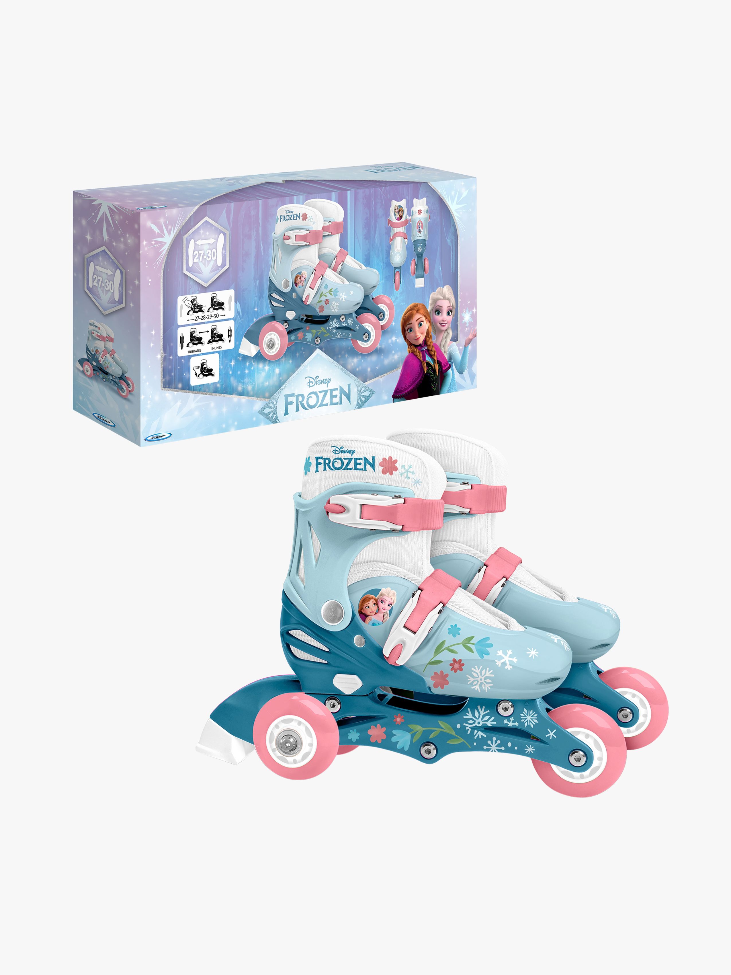 Disney Frozen 2-i-1 Inliners Størrelse 27-30