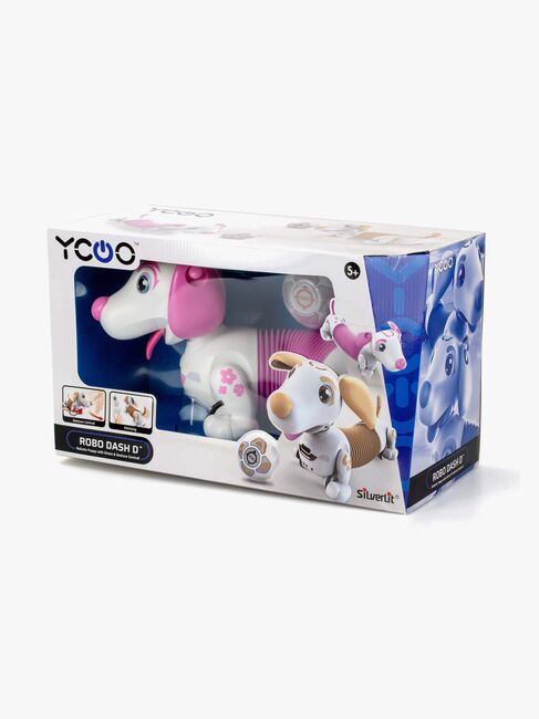 Silverlit Interaktiv Hund Dash D, Pink