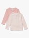 Luca & Lola Siena Langærmet T-shirt 2-pak, Pink