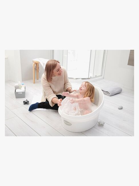 Shnuggle Badekar Kids, White/Grey