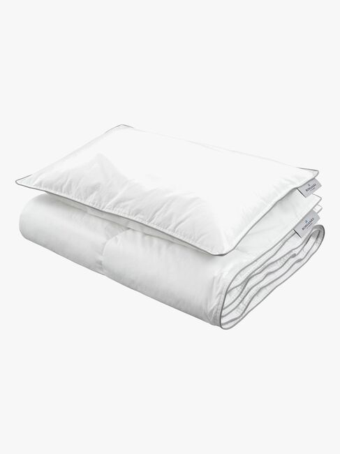 Borganäs Dyne og Hovedpude Luksusfiber Tremmeseng 100x130