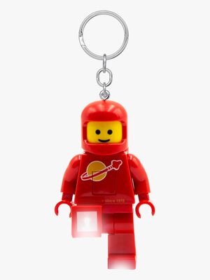 LEGO® Ikonisk Astronaut Nøglering med LED-lys, Rød