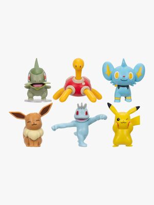 Pokémon Battle Figure Figursæt 6-pak