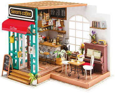 Creativ Company Kreasæt DIY-miniaturerum Cafe