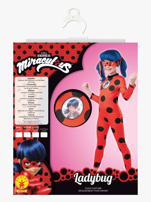 Miraculous Ladybug Tikki Kostume med Maske