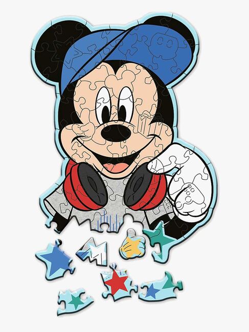 Trefl Wood Craft Junior Disney Mickey & Venner Puslespil 50 Brikker