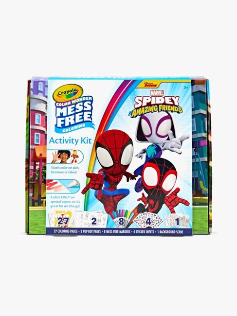 Marvel Spidey And His Amazing Friends Color Wonder Aktivitetssæt