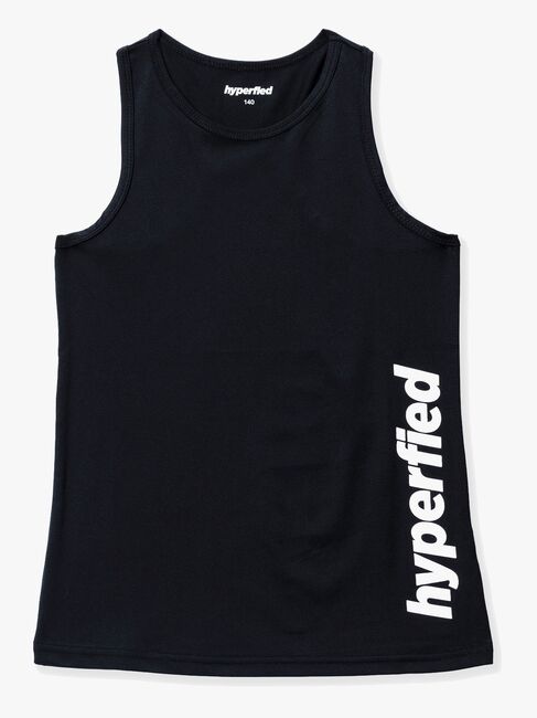 Hyperfied Split Tank Top 3-pak, Black/White/Fairy Tale