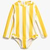 Nordbjörn Sandsjön UV-Badedragt, Yellow Stripe