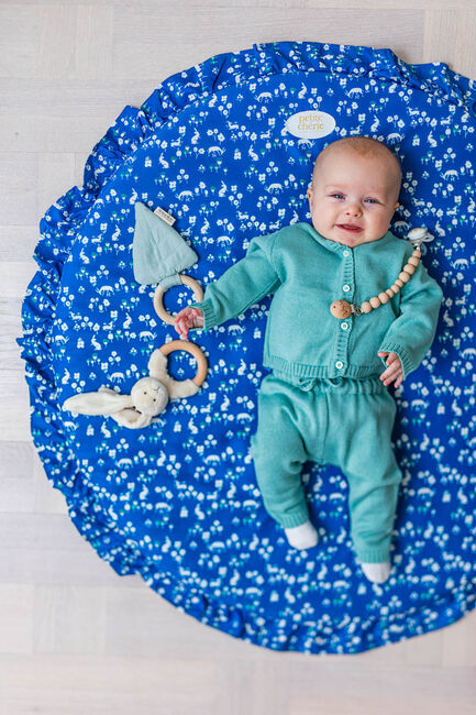 Petite Chérie Atelier Margit Babytrøje, Light Blue/Dusty Blue