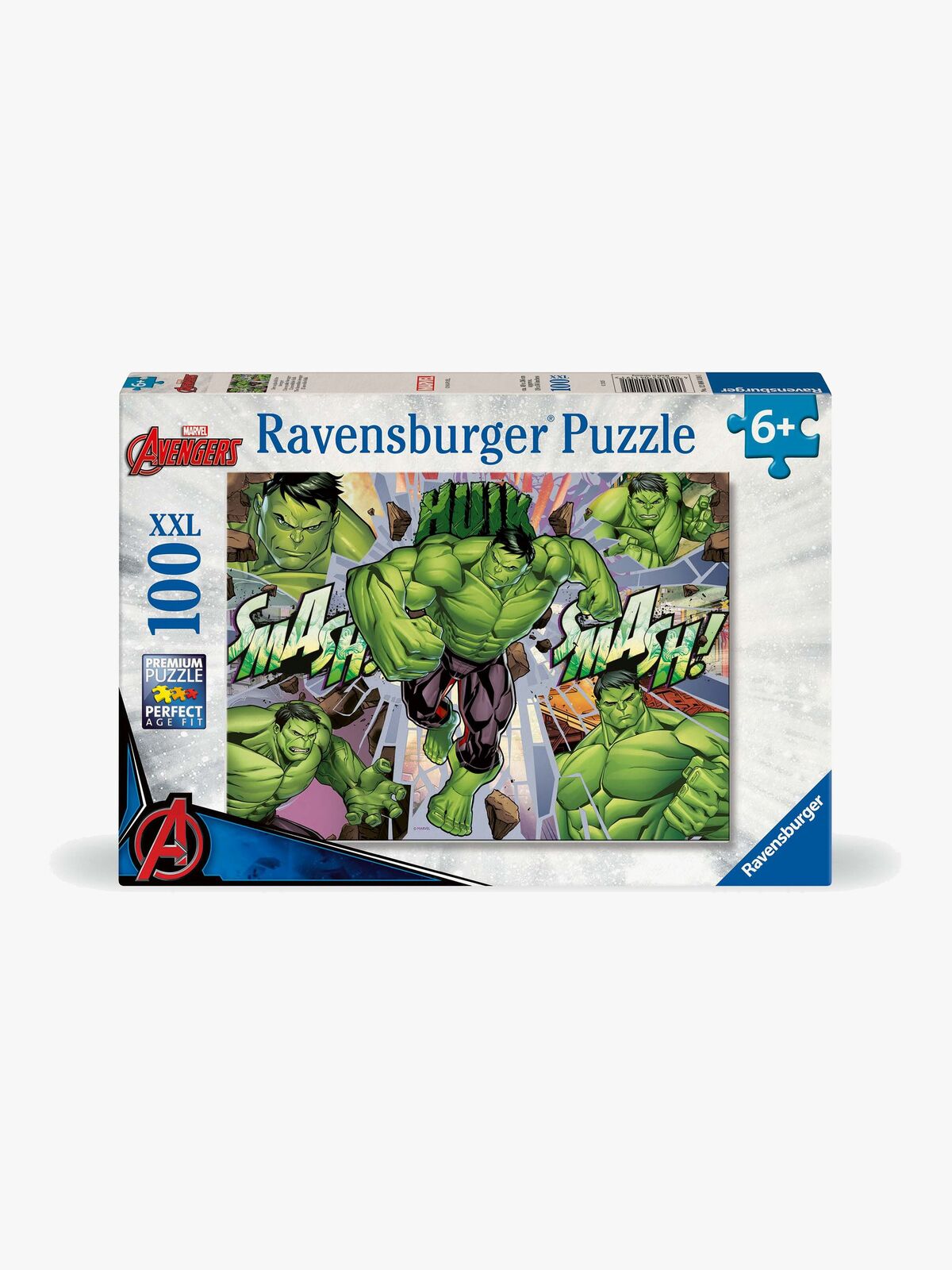 Ravensburger Marvel Avengers Den Fantastiske Hulk XXL Puslespil 100 Brikker
