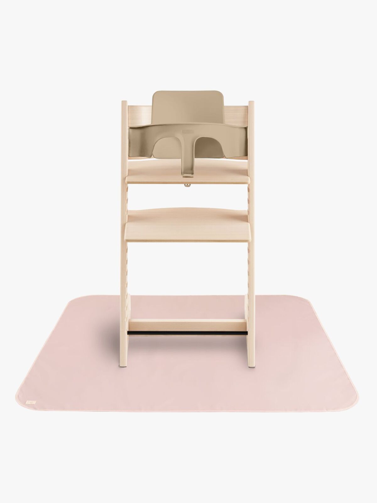 Mushie Gulvbeskyttelse til Højstol, Blush