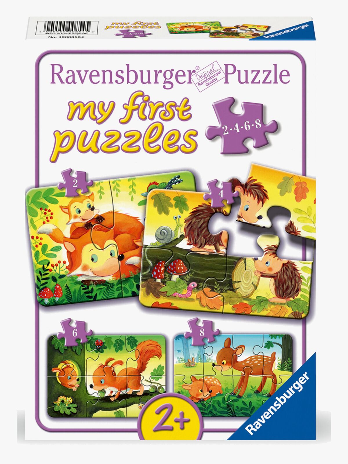Ravensburger My First Puzzles Forest Animal Fun Puslespil 4-i-1