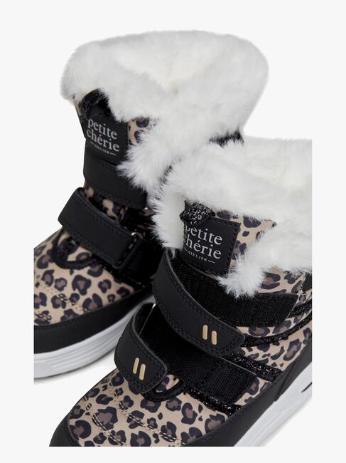 Petite Chérie Atelier Noelle Vinterstøvler, Black/Leo