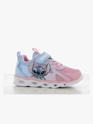 Disney Lilo & Stitch  Blinkende Sneakers, Pink/Light Blue