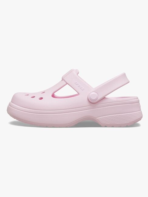 Crocs Classic Mary Jane Clogs, Pink Milk