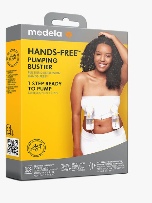 Medela Hands-Free Pumpetop, Hvid