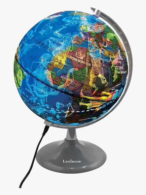 Lexibook Bordlampe Dag & Nat Globus Engelsk