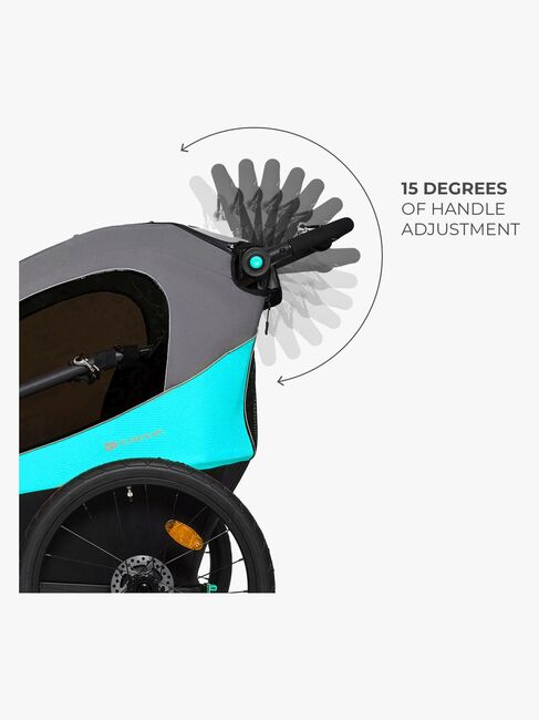 Kinderkraft Nava Cykelanhænger, Hawaiian Blue