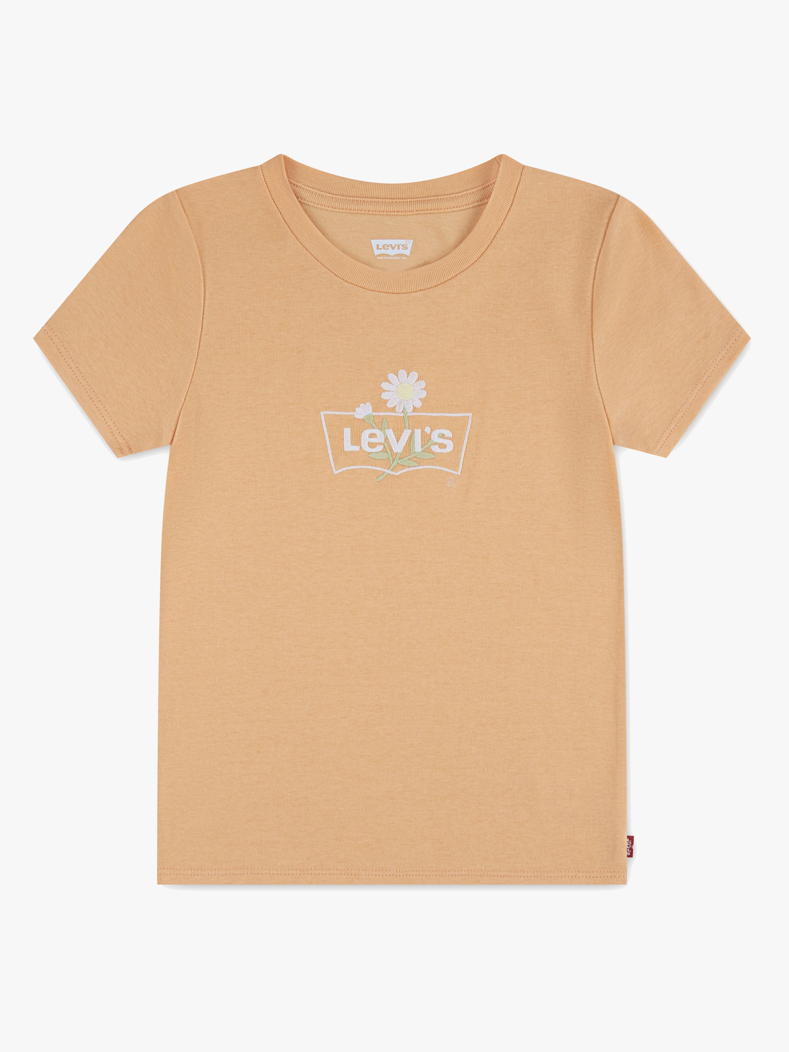 Levi's LVG Daisy Batwing T-shirt, Peach Cobbler, 152