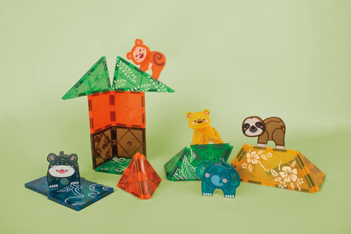 Playbox  Magnetiske Brikker Safari 38 Dele