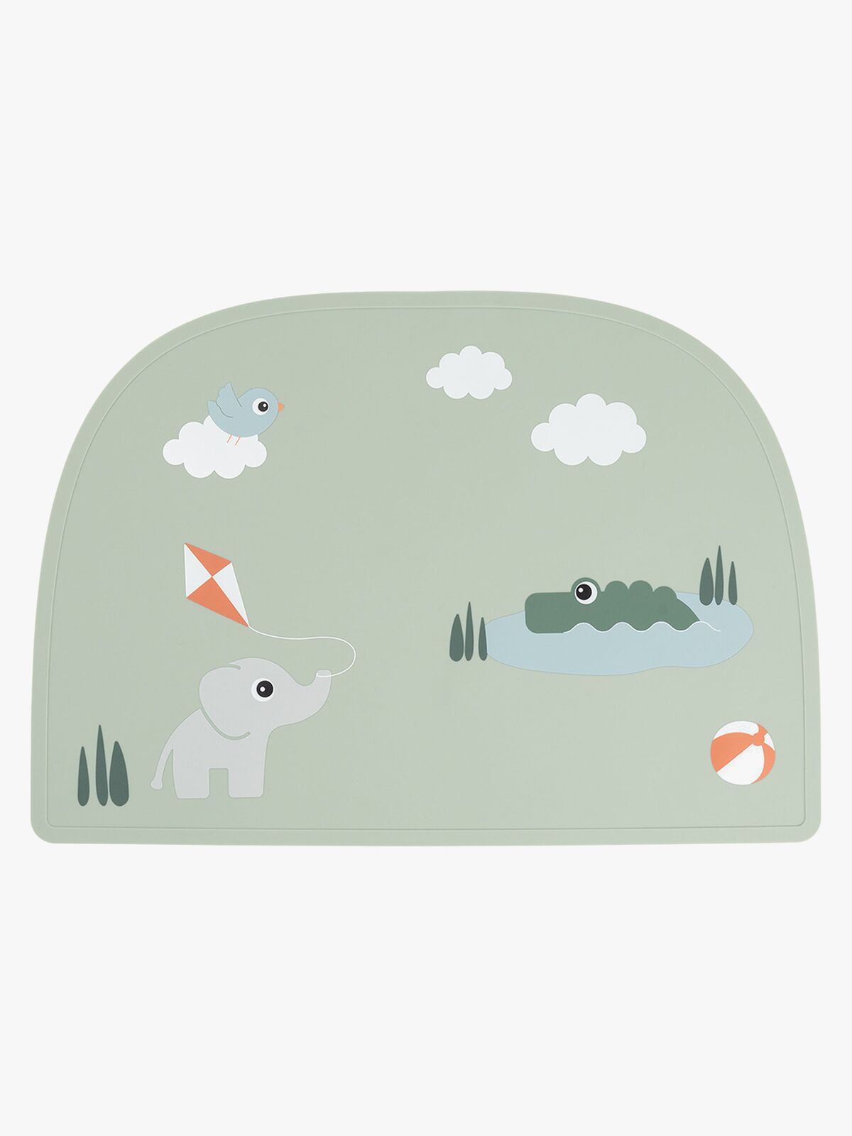 Done By Deer Playgorund Dækkeserviet Silikone, Green