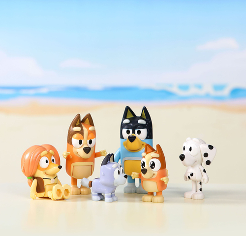 Bluey Figursæt Familie & Venner 8-pak