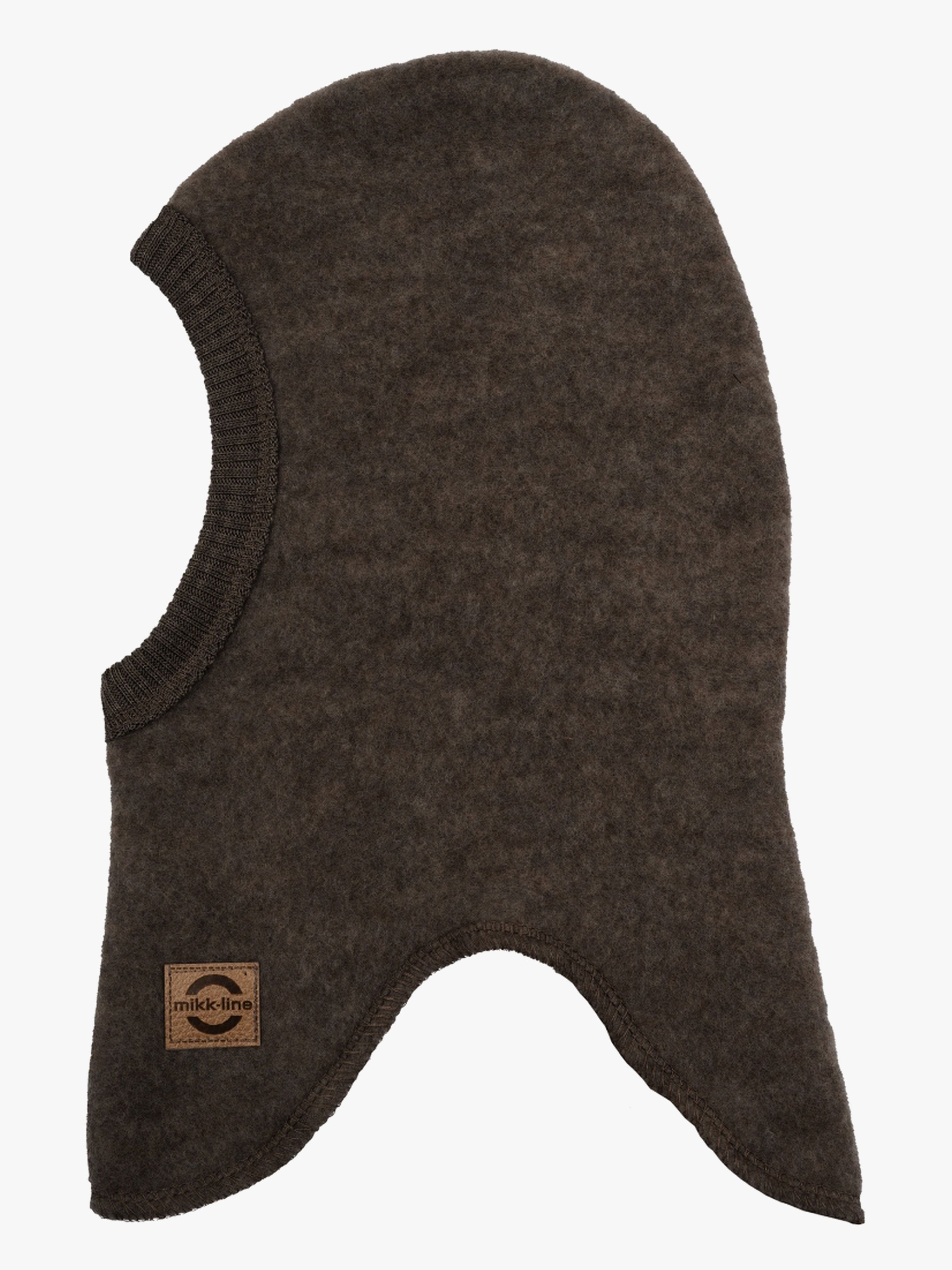 Mikk-Line Elefanthue Merinould, Dark Brown Melange, 86-92