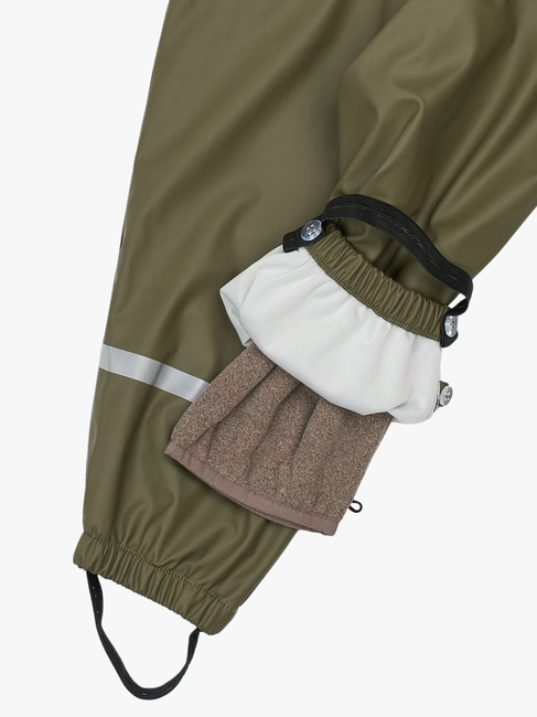Mikk-Line Foret Regnsæt Med Seler, Dusty Olive 33183-DustyOlive-4548_4g.jpg