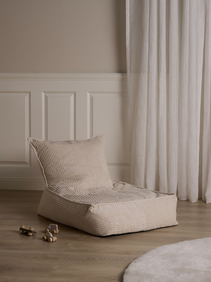 Alice & Fox PIXIE Sækkestol, Lys beige Manchester