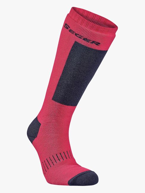 Seger Alpin Skistrømper, Cerise
