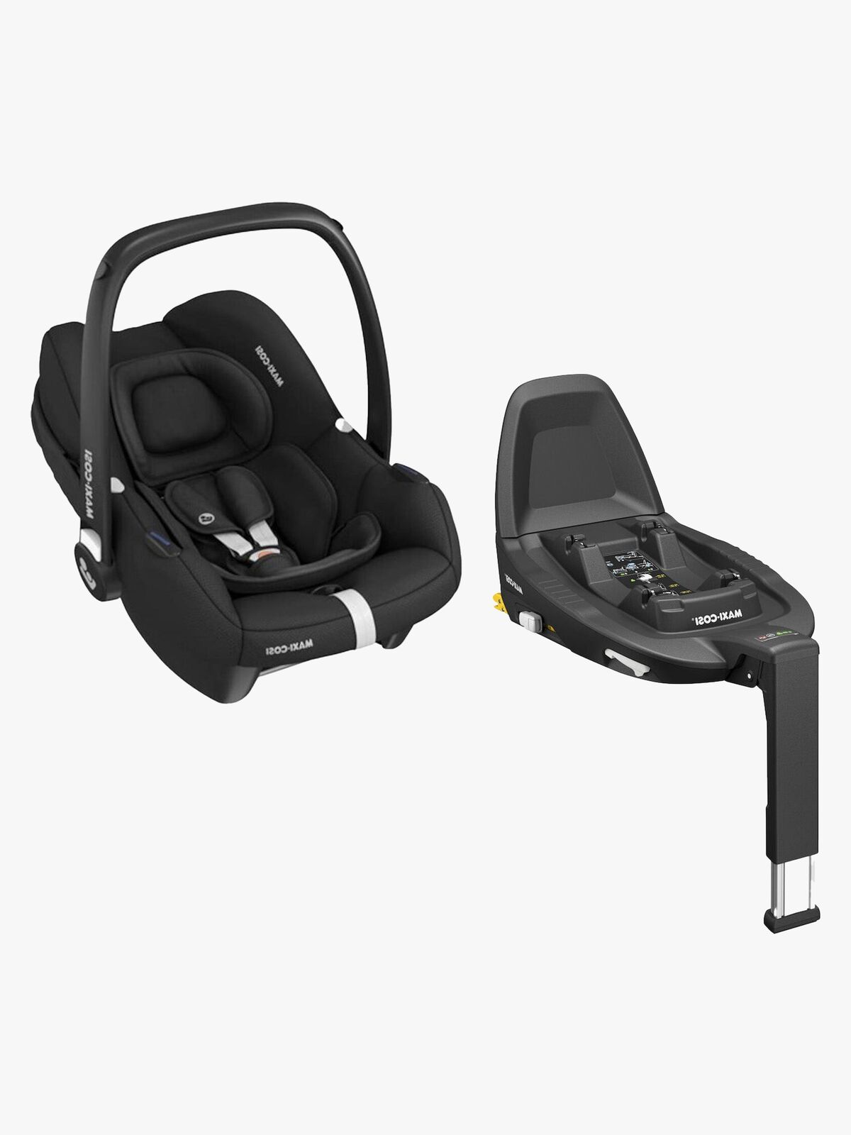 Maxi-Cosi Cabriofix I-Size Autostol Baby inkl. FamilyFix 3 Base, Essential Black