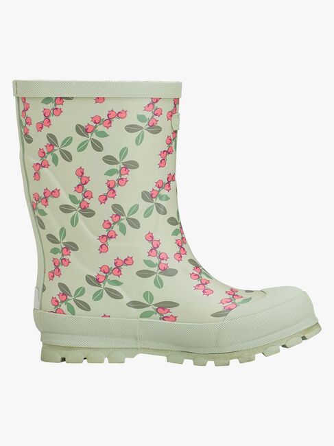 Viking Jolly Print Gummistøvler, Mintgrøn/Lyserød