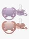 Philips Avent Ultra Soft-sut 6-18m 2-pak, Lilla/Lyserød