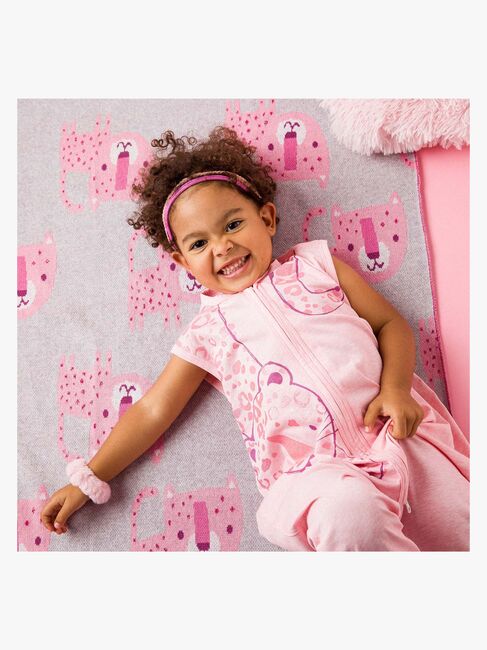 Bizzi Growin Strikket Tæppe Aio Baby, Lyra Leopard