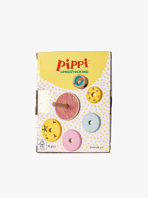 Pippi Langstrømpe Stablelegetøj