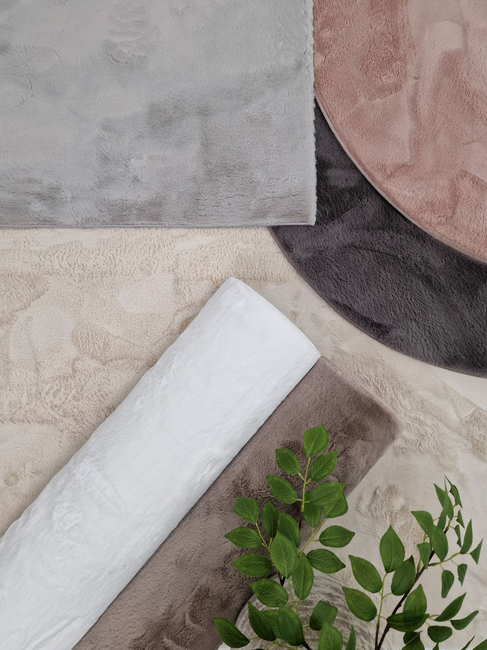 KMCarpets Dream Rund Gulvtæppe 200, Pink