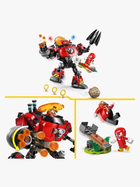 LEGO Sonic 77005 Knuckles mod dr. Eggmans Egg Crusher-mech